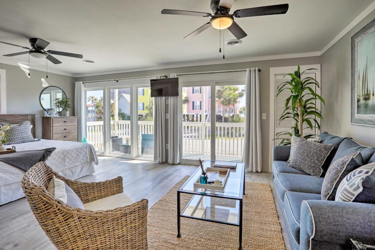 Updated Studio 1-Block Walk To Surfside Beach! マートルビーチ エクステリア 写真