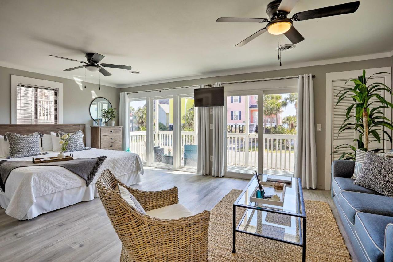 Updated Studio 1-Block Walk To Surfside Beach! マートルビーチ エクステリア 写真